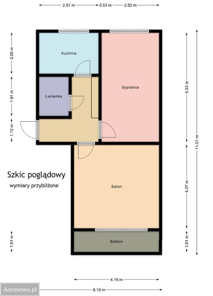 Mieszkanie 2-pokojowe Warszawa Praga-Południe, ul. Wandy. Zdjęcie 12