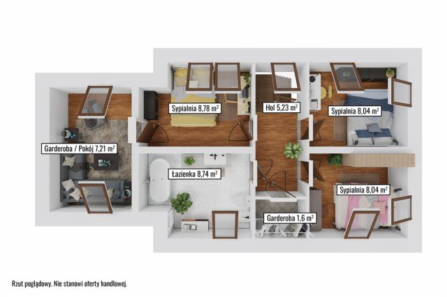 dom wolnostojący, 5 pokoi Borowa Góra, ul. Długa. Zdjęcie 19