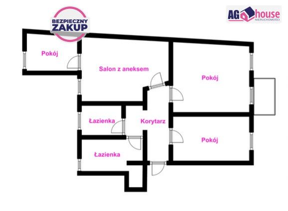 Mieszkanie 4-pokojowe Gdańsk Wrzeszcz, ul. Konrada Wallenroda. Zdjęcie 12