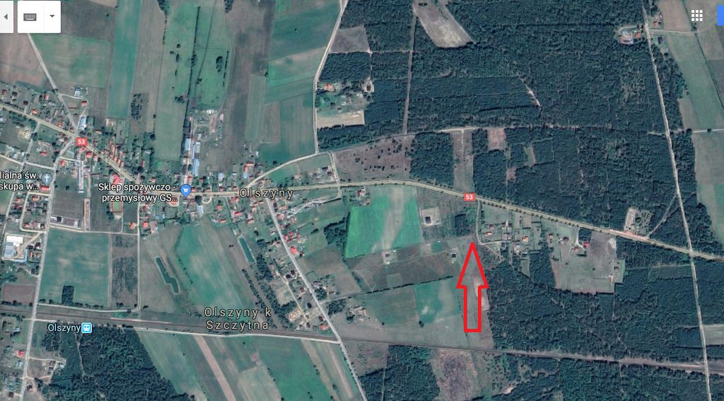 Działka budowlana Olszyny. Zdjęcie 1