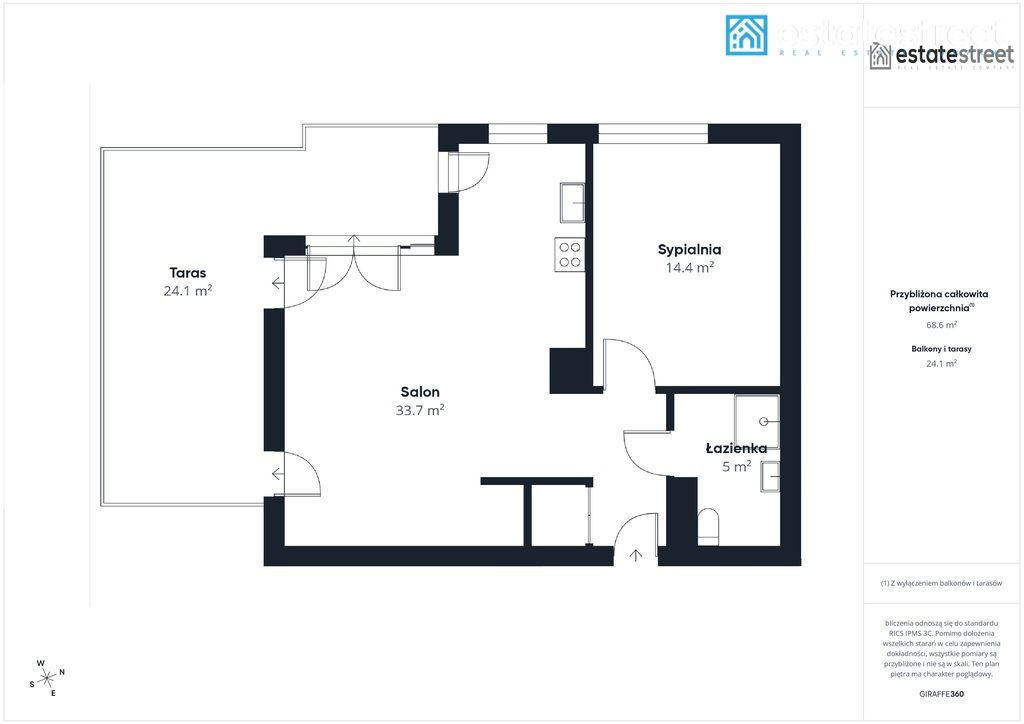 Mieszkanie 2-pokojowe Katowice Załęże, ul. Piotra Bardowskiego. Zdjęcie 17