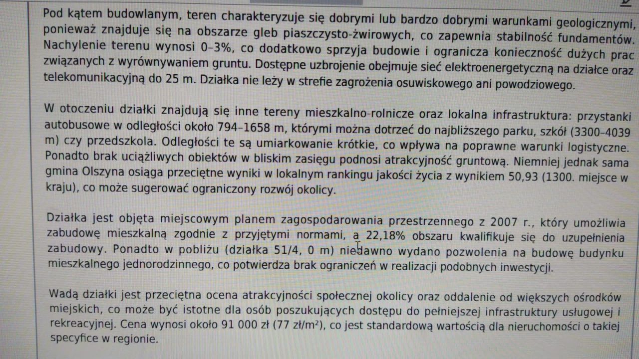 Działka budowlana Kałużna. Zdjęcie 2