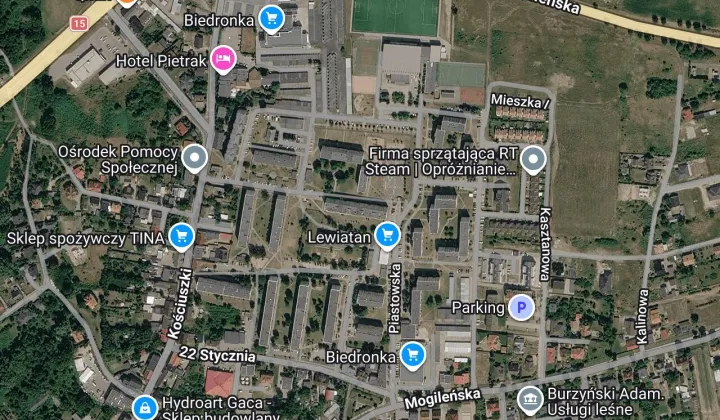 Mieszkanie 3-pokojowe Trzemeszno, ul. Piastowska