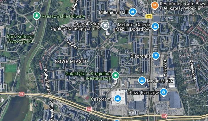 Mieszkanie 3-pokojowe Rzeszów, ul. Witolda Świadka