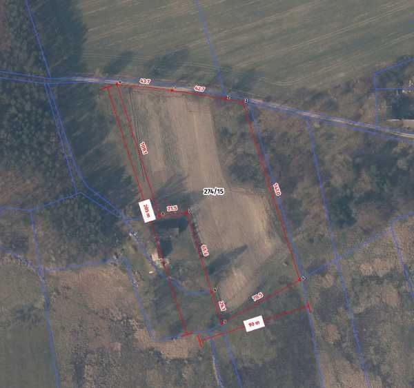 Działka rolno-budowlana Dąbrowa Nowogardzka