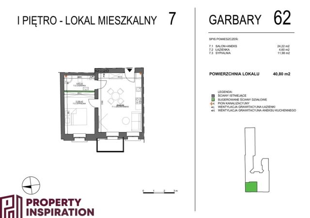 Mieszkanie 2-pokojowe Poznań, ul. Garbary. Zdjęcie 14