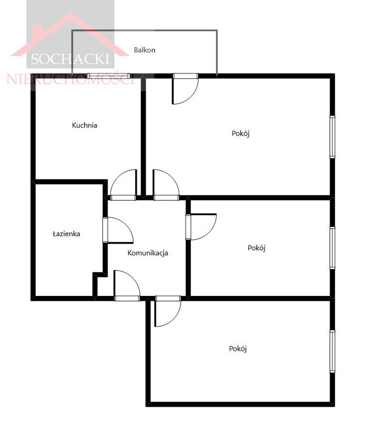 Mieszkanie 3-pokojowe Lubań, ul. Jarosława Dąbrowskiego. Zdjęcie 10