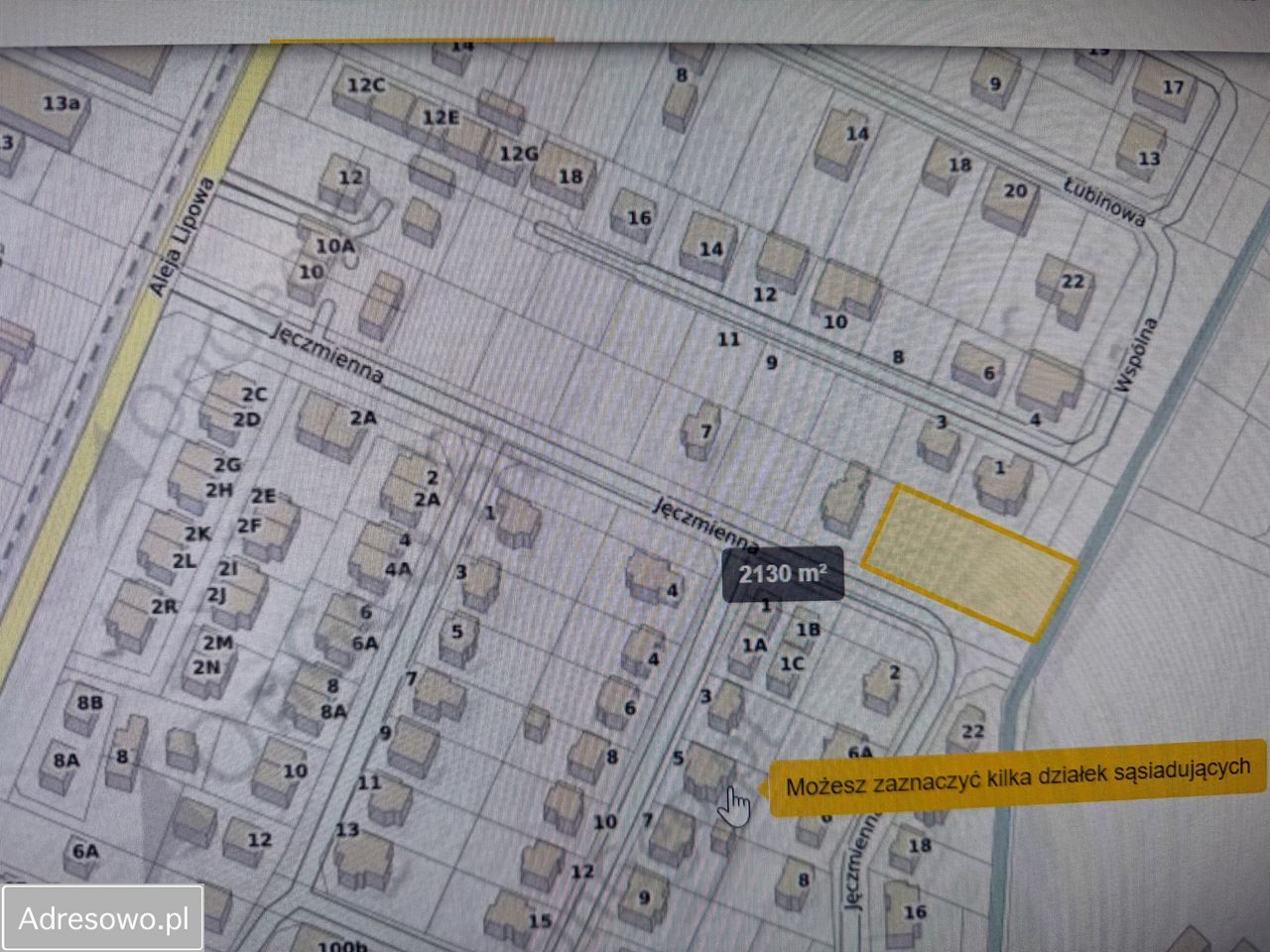 Działka budowlana Reda, ul. Jęczmienna. Zdjęcie 2