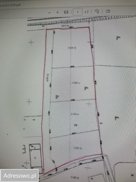 Działka rolno-budowlana Dobroszów. Zdjęcie 9