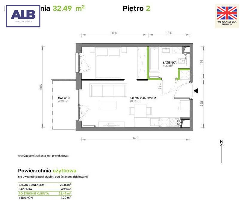 Mieszkanie 2-pokojowe Gdańsk Chełm. Zdjęcie 4