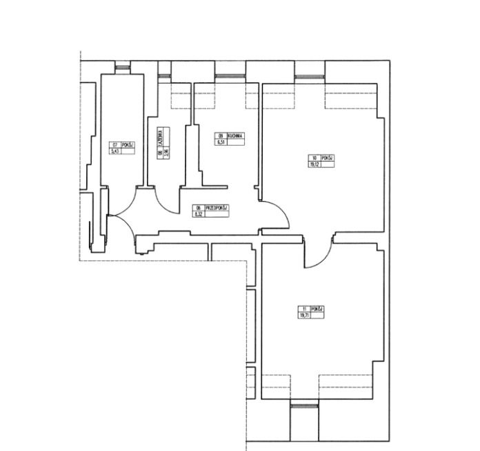 Mieszkanie 3-pokojowe Bydgoszcz, ul. Tadeusza Kościuszki. Zdjęcie 7