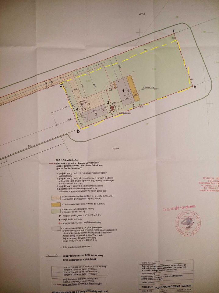 Działka rolno-budowlana Dziecinów. Zdjęcie 2