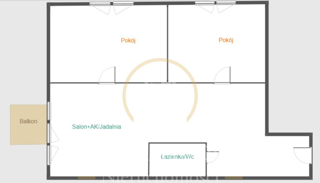 Mieszkanie 3-pokojowe Lublin Śródmieście, ul. Gabriela Narutowicza. Zdjęcie 14