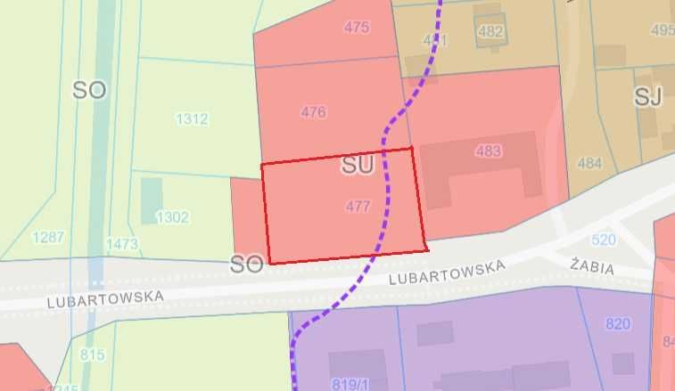 Działka inwestycyjna Ostrów Lubelski, ul. Lubartowska. Zdjęcie 5