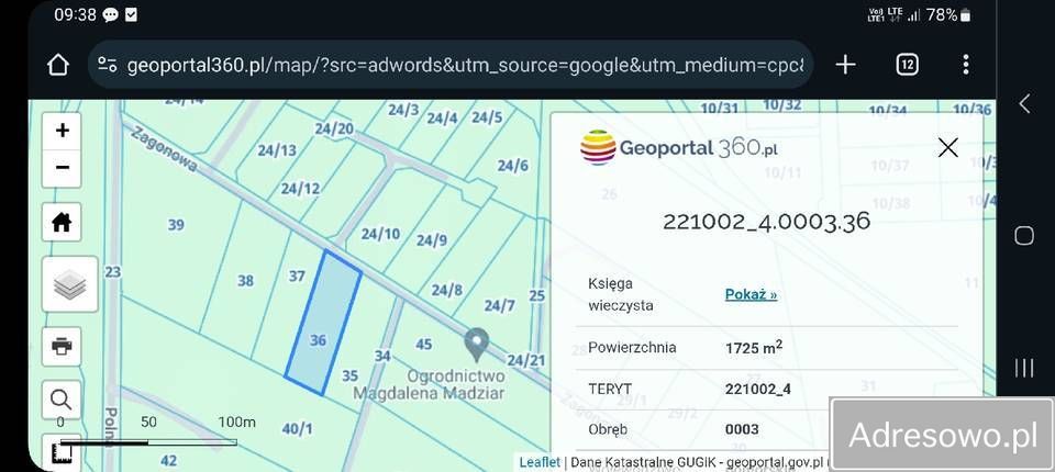 Działka budowlana Nowy Dwór Gdański, ul. Zagonowa. Zdjęcie 2