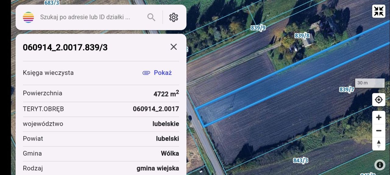 Działka rolno-budowlana Łuszczów Drugi. Zdjęcie 5