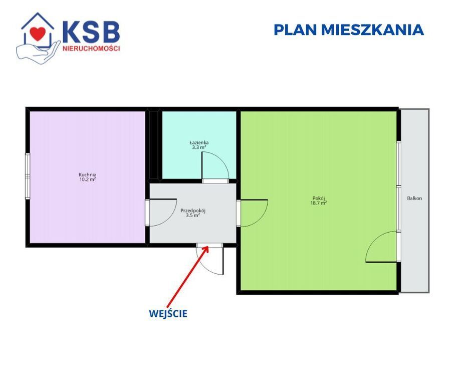 Mieszkanie 1-pokojowe Ostrowiec Świętokrzyski, os. Stawki. Zdjęcie 18