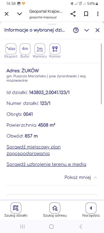 Działka rolna Żuków. Zdjęcie 2