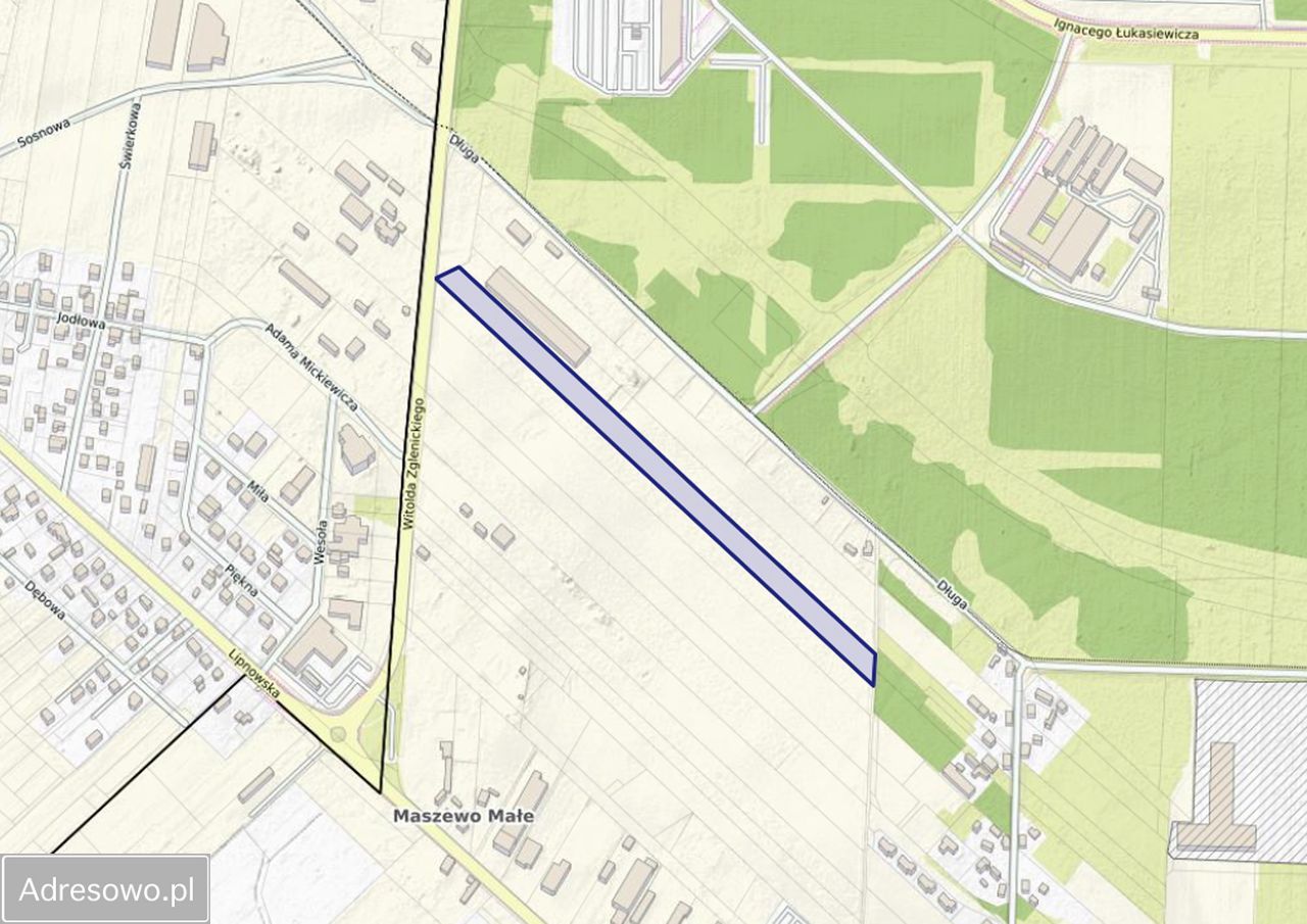 Działka inwestycyjna Płock, ul. Witolda Zglenickiego. Zdjęcie 3