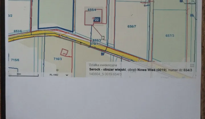 Działka budowlana Nowa Wieś, ul. Topolowa 24