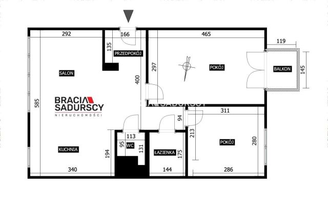 Mieszkanie 3-pokojowe Kraków Prądnik Czerwony, ul. Jakuba Majora. Zdjęcie 40