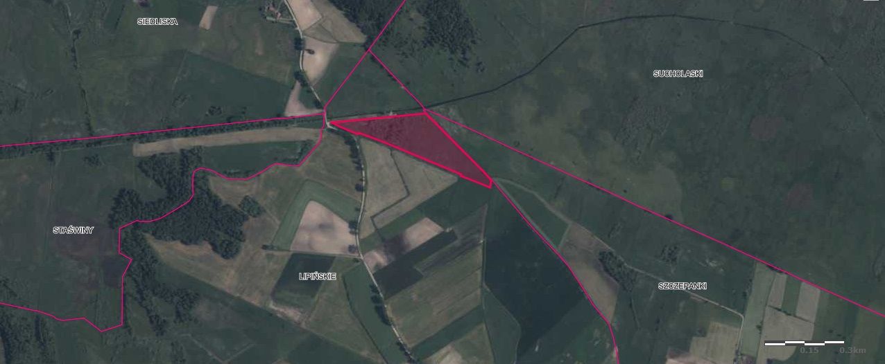 Działka rolna Lipińskie. Zdjęcie 2