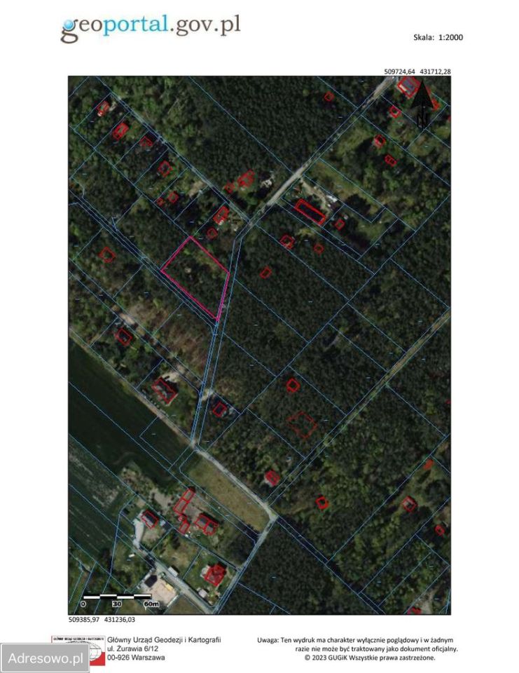 Działka budowlana Kwiatkowice-Las, ul. Księżycowa. Zdjęcie 2