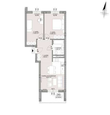 Mieszkanie 3-pokojowe Rzeszów Wilkowyja, ul. Lwowska. Zdjęcie 13