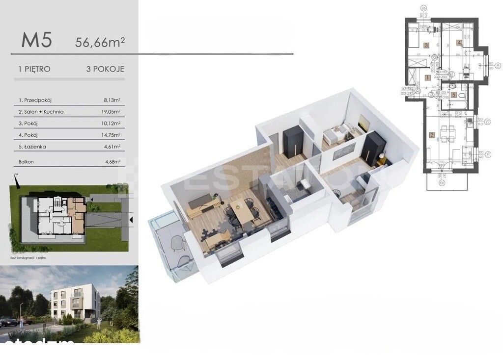 Mieszkanie 3-pokojowe Rzeszów, ul. Urocza. Zdjęcie 10