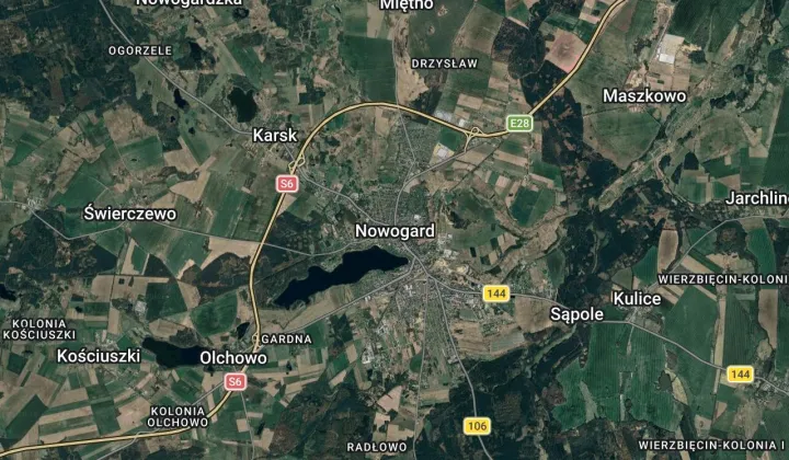 Działka rekreacyjna Nowogard, ul. Leśna