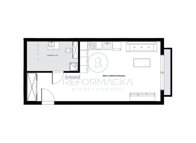 Mieszkanie 1-pokojowe Rzeszów Zalesie, ul. Mieczysławy Ćwiklińskiej. Zdjęcie 11