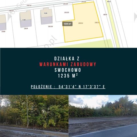 Działka budowlana Swochowo. Zdjęcie 1