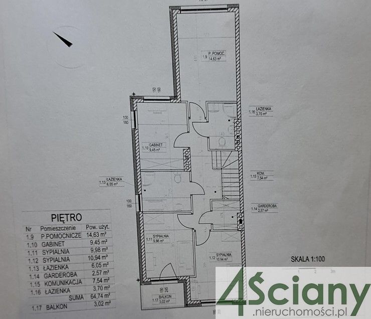dom szeregowy, 4 pokoje Józefosław. Zdjęcie 17