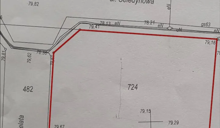Działka budowlana Zielona Góra Chynów, ul. Popielata