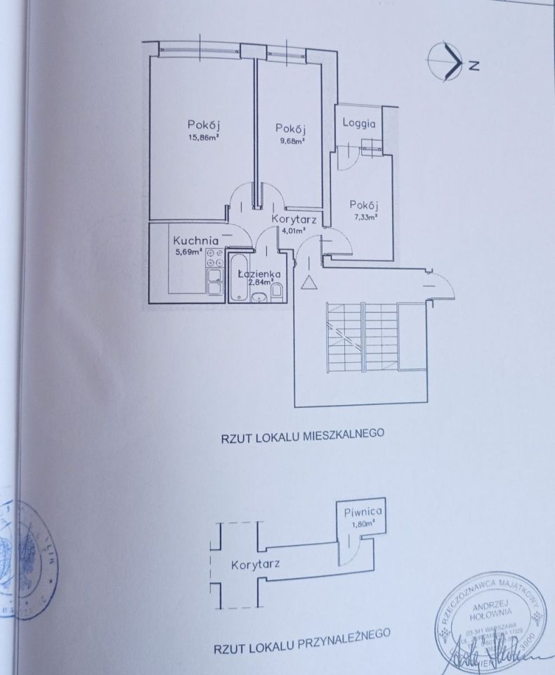 Mieszkanie 3-pokojowe Legionowo, ul. Zegrzyńska