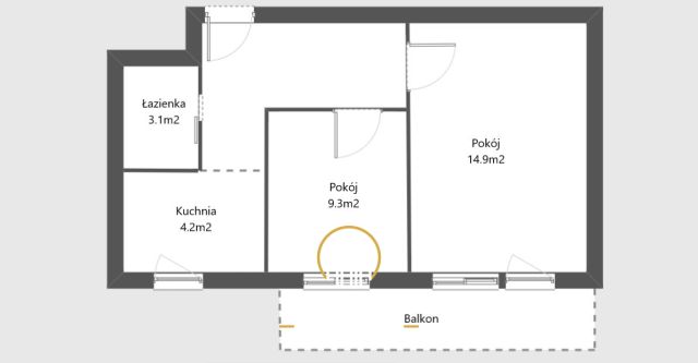 Mieszkanie 2-pokojowe Lublin LSM, ul. Wileńska. Zdjęcie 10