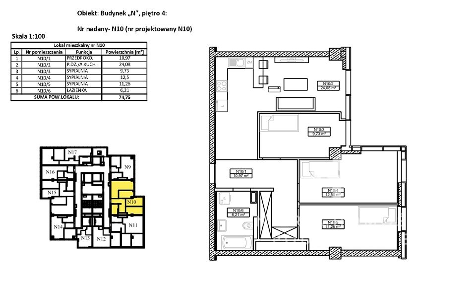 Mieszkanie 4-pokojowe Rzeszów, ul. Fryderyka Szopena. Zdjęcie 12