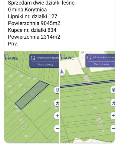 Działka leśna Korytnica, ul. Polna. Zdjęcie 1