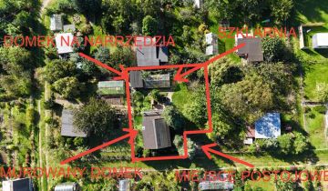 Działka rekreacyjna Gdańsk Jasień, ul. Kartuska