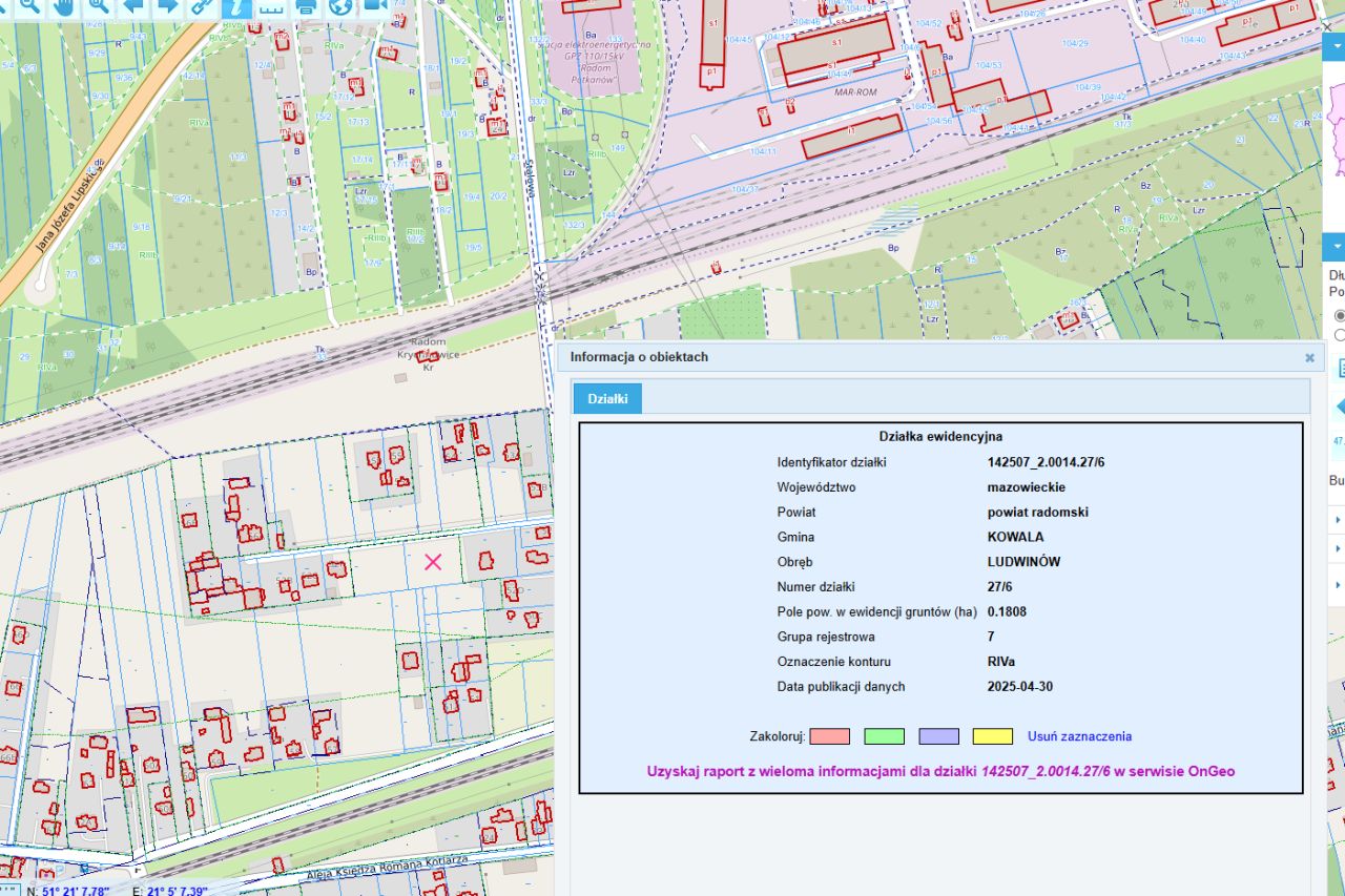Działka budowlana Ludwinów