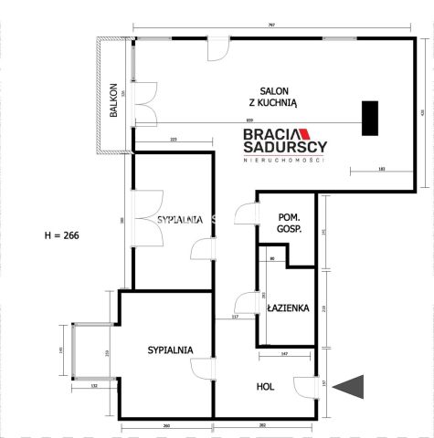 Mieszkanie 3-pokojowe Kraków Śródmieście, ul. Mieszczańska. Zdjęcie 20