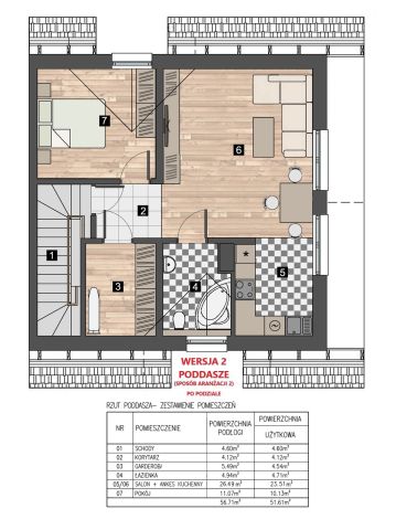 Mieszkanie 5-pokojowe Świątniki Górne, ul. Franciszka Bielowicza. Zdjęcie 15