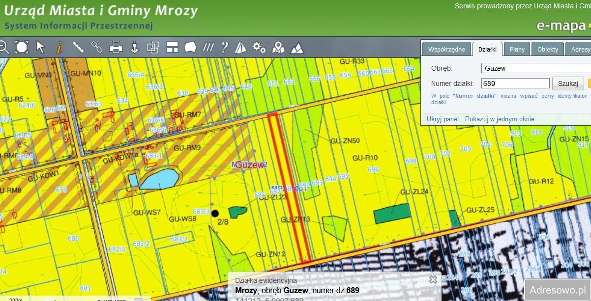 Działka siedliskowa Guzew Nowy Guzew. Zdjęcie 6
