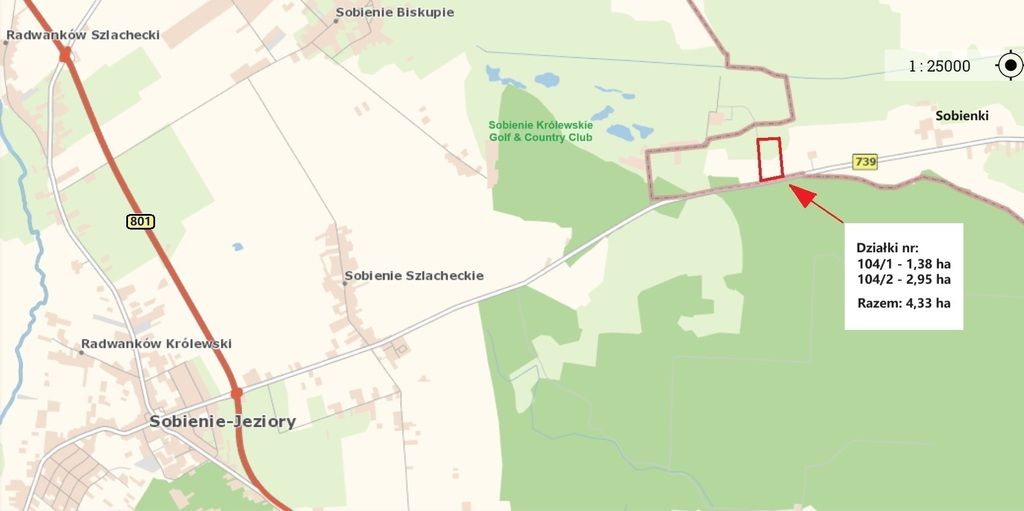 Działka rekreacyjna Sobieńki. Zdjęcie 8