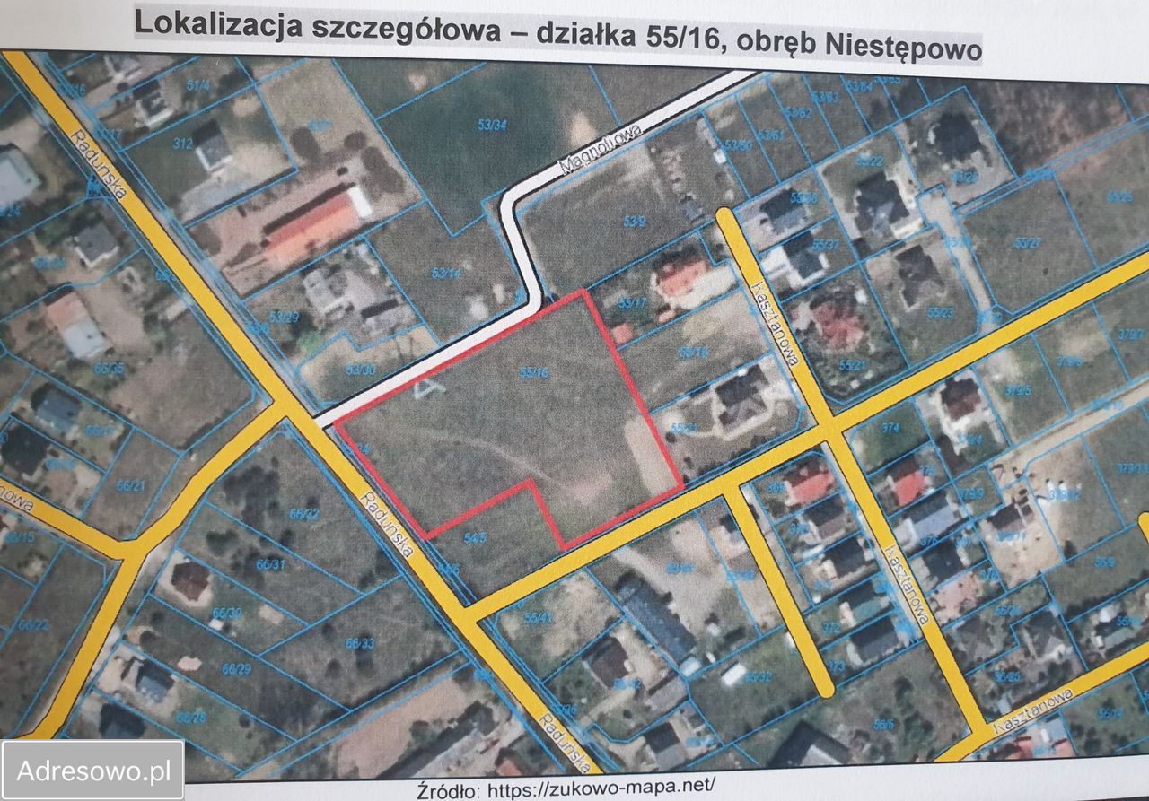Działka inwestycyjna Niestępowo, ul. Kasztanowa. Zdjęcie 7