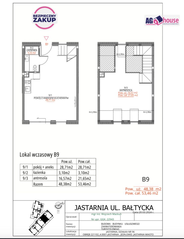 Mieszkanie 3-pokojowe Jastarnia, ul. Bałtycka. Zdjęcie 7