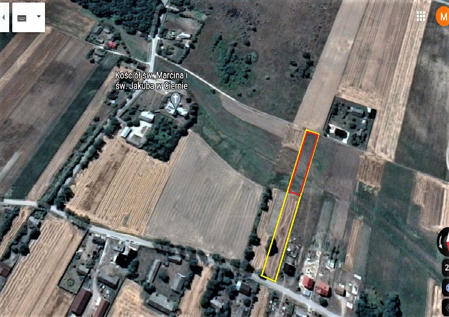 Działka rolno-budowlana Cierno-Żabieniec. Zdjęcie 2