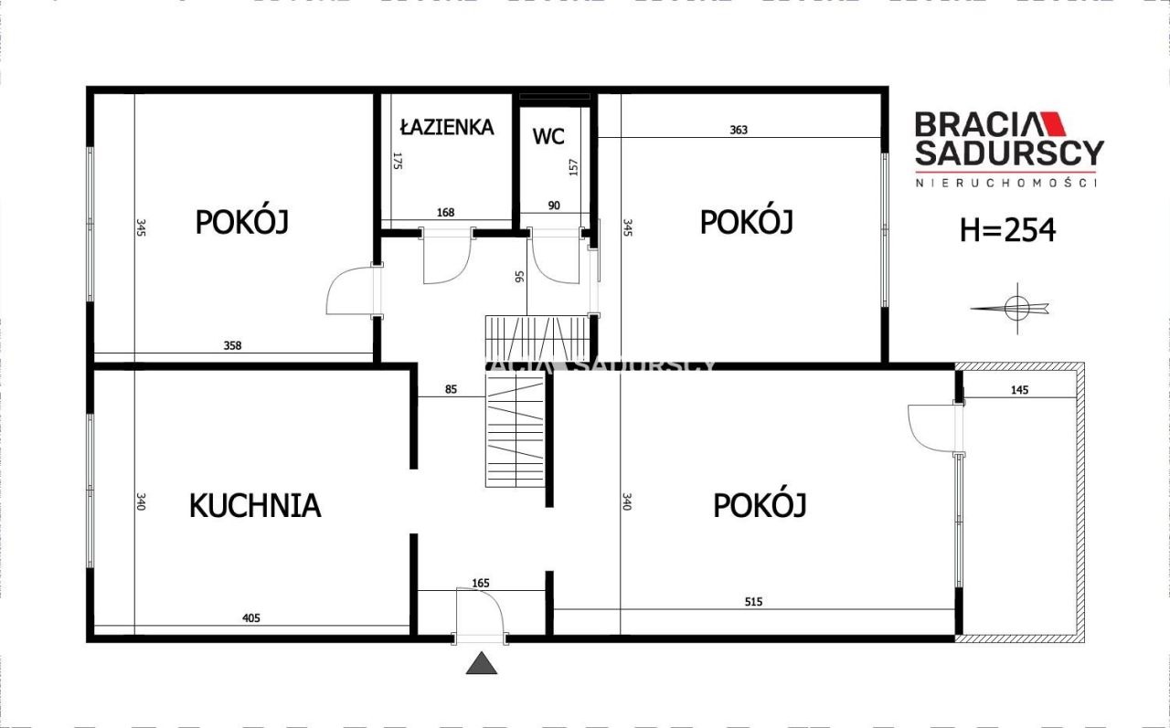 Mieszkanie 3-pokojowe Kraków Czyżyny, os. Dywizjonu 303. Zdjęcie 23