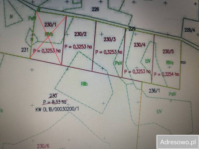 Działka rolna Derc. Zdjęcie 1