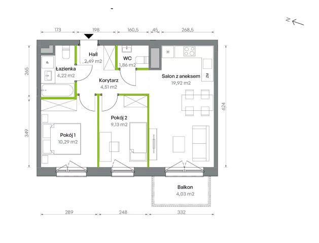 Mieszkanie 3-pokojowe Warszawa Targówek, ul. Oliwska. Zdjęcie 16